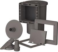 SKIMMER COMPLETO GRE AR100G PER PISCINE FUORITERRA IN ACCIAIO