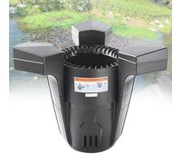 Skimmer galleggiante per laghetto con pompa, efficiente pulizia della superficie dell'acqua e dell'aspirazione, cavo di alimentazione lungo per laghetti esterni, laghi e manutenzione del giardino