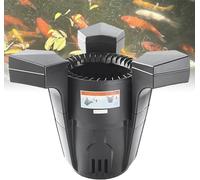Skimmer per Stagno Galleggiante con Pompa 75W/45W, Pulitore Automatico della Superficie dell'Acqua, Skimmer per Stagno Galleggiante ad Aspirazione, Cavo di Alimentazione da 10 Metri(43W)