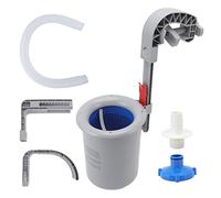 Skimmer per Superficie per Piscina Fuori Terra, Accessori per La Manutenzione della Piscina con Montaggio a Parete, Pulisce E Rimuove Automaticamente Le Foglie dalle Superfici della Piscina