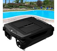 Skimmer robotico a energia solare, pulizia automatica per piscine fino a 100㎡, doppia ricarica, durata 5 ore, sicurezza in acque poco profonde