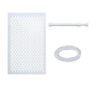 Skimmer Shield, Leaf Guard, Pool Mesh, 15,3 x 9,8 pollici/ 7-10,6 pollici Heavy-Duty Screen Protector, Professional Drainage Cover, Black Net 1-Pack, Poolside Hot Tub Ditch Use