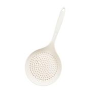 Skimmer Spoon - Cucchiaio scanalato in silicone con manico lungo | Colino scolapasta | Cucchiaio scanalato per un facile drenaggio degli alimenti, zuppe e brodo scremare e rimozione 'olio