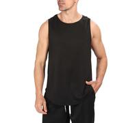 Skims Canotta tinta unita tinta unita allenamento muscolare senza maniche leggera vestibilità ampia estiva casual gilet muscolare maglietta per lavoro sportivo canotta da uomo, Nero , L