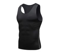 Skims Tank Top Gilet da corsa senza maniche Vestibilità ampia Estate Basic Top T-shirt classica tinta unita tinta unita ad asciugatura rapida Sport palestra Mens Canotte, Marina Militare, M