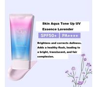 Skin Aqua Tone Up: luminosità istantanea e zero fusione bianca. SPF 50 + UV E...