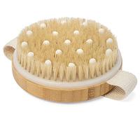 Skin Beautiful Dry Body Brush - Spazzola esfoliante con struttura in legno massiccio che ammorbidisce la pelle, blocca la crescita dei peli e riduce acne e cellulite.