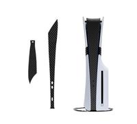 Skin Centrale per PS5 Pro, Ospite Striscia Adesiva Centrale Pellicola di Protezione della Parte Centrale per l'Host dell'Edizione Disco (Fibra di carbonio nero)