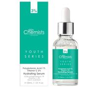 Skin Chemists Siero Idratante - Acido Poliglutamico 1%, Vitamina C 3%