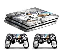 Skin Compatibile per Ps4 PRO - limited edition DECAL COVER ADESIVA BUNDLE - VINILE LUCIDO (Cristiano Ronaldo)