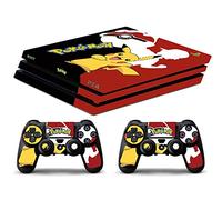 Skin Compatibile per Ps4 PRO - limited edition DECAL COVER ADESIVA BUNDLE - VINILE LUCIDO (Poke Mon)