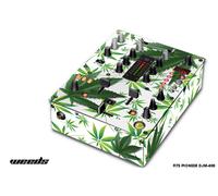 Skin Decal Wrap Per PIONEER DJM-400 Mixer DJ CD Pro Audio Parti WEEDS BIANCO