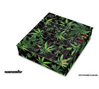 Skin Decal Wrap Per PIONEER DJM-600 Mixer DJ CD Pro Audio Parti WEEDS BLK