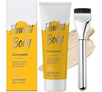 Skin Filter Body Concealer, Waterproof & Transfer-Resistant, All Day Coverage,with Hyaluronic Acid, Lightweight Coverage,for Scars,Blemishes,Veins & Tattoos (Light Brown)