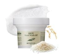 SKIN FOOD since 1957 Maschera Riso 120g - Scrub esfoliante al riso bianco, maschere per il viso per scurire la pelle - Detergente per il viso, esfoliante per i pori (4,23 once)