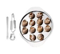 Skin for Characols con 12 cavità gastronomiche resistenti al design professionale resistente a piastra | Specialità del contenitore inossidabile Cucina francese Presente
