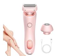 SKin GLO-W Pro raz-or, Nano raz-or per donne, sostituibile bla-de Personal raz-or con display, dispositivo per tagliare i capelli 2 in 1, per diverse parti del corpo