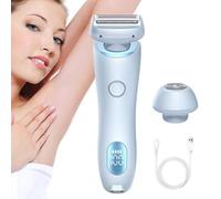 SKin GLO-W Pro raz-or, Nano raz-or per donne, sostituibile bla-de Personal raz-or con display, dispositivo per tagliare i capelli 2 in 1, per diverse parti del corpo