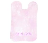 Skin Gym Rose Quartz Square Gua Sha Face Massager for Under Eye Bags, Puffy Eyes and Fine Lines Anti-Aging Face Lift Skin Care Beauty Tool