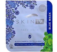 Skin IV Maschera coreana protettiva e disintossicante con fiori blu e centella asiatica per tutti i tipi di pelle, 25 ml