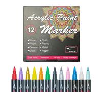 Skin Markers 12 Pack Washable Body Drawing Pen Set, Safe Removable Art For Temporary Design, Creative Coloring Pens Adults Teens And Students | Fun DIY Expression Accessories