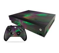 Skin MightySkins compatibile con Microsoft Xbox One X - Aurora Borealis | Cover protettiva in vinile resistente e unica | Facile da applicare, ri
