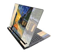Skin MightySkins per Alienware M17 R3 (2020) e M17 R4 (2021) - Cafe Terrace at Night | Pellicola protettiva in vinile | Facile da applicare | Pro