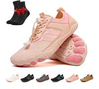 Skin PRO con Rame - Scarpe da Trekking comode e Traspiranti, Scarpe da Spiaggia Traspiranti, Adatte a Tutti i Tipi di Terreno e a Piedi Nudi(Pink,42 EU)