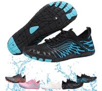 Skin Pro with Copper - Grounding Allround Barefoot Shoes, Barefoot Shoes for Women Men, Hike Footwear Waterproof Trail Running (Blue,42)