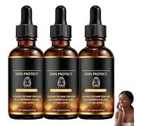 Skin Protect Serum per Donne di Colore - Serum Viso Anti-Età - Formula Rinfrescante e Non Unta - Riduce Occhiaie, Rughe e Linee Sottili - Illumina e Idrata la Pelle (3Pezzo)