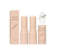 Skin Scar Solutions Stick per cicatrici in silicone - 60% silicone | Barriera a film spesso e vellutato per viso e corpo | Supporto levigante intensivo | Formula comfort quotidiano - 5,7 g (2Pcs)