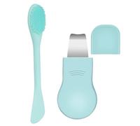 Skin Scraper, Face Spatula, Whitehead Remover Tool with 6.3x1.2 Inches, Facial Cleansing Tool for Women, Men, Nostril, Spa Beauty, Travel, Shower, Home Daily Use, Purple, Blue
