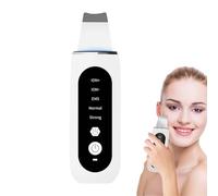 Skin Scrubber Ultraschall, Porenreiniger Gesicht Mit 4 Modi Und Einstellbarer Intensitä, Rotes Blaues Licht, LED-Anzeige Und 5-Minuten-Autoabschaltung Mitesserentferner Gesichtsreinigung Gerät