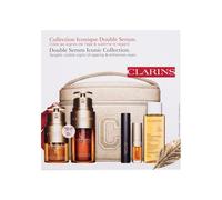 Skin Serum Clarins Double Serum Double Serum Complete Age Control Concentrate 30 Ml + Double Serum Eye 20 Ml + Wonder Perfect Mascara 4D 3 Ml 01 Perfect Black + Lip Comfort Oil 1,4 Ml 01 Honey + Total