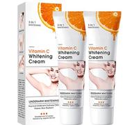 Skin Whitening Cream for Body | Lightening Cream for Intimate Areas and Bleaching,Vitamin C Dark Spot Remover Corrector for Neck,Armpit, Underarm,Elbow, Inner Thigh and Knees,Bikini (2pcs)