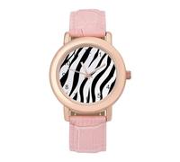 Skin Zebra Orologio da polso da donna, elegante, analogico, al quarzo, cinturino in pelle, Stile:, regular, Cinturino
