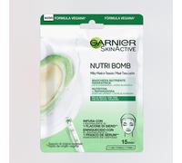 SkinActive Hydra Bomb Latte di Mandorla Nutriente Riparatrice Acido Ialuronico 28 gr Pelle secca Maschera in Tessuto Garnier