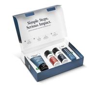 Skincare Essentials con SPF · BROOKLYN SOAP COMPANY · Set per la cura del viso da uomo · Per una routine semplice ed efficace