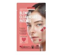 Skincare Koreana - Blemish clear heart patches 12 pezzi - patch per brufoli a forma di cuore