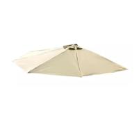 SKINCATE Telo Di Ricambio Per Ombrellone Semicircolare 270cm 5 Balene, Tettuccio Di Ricambio Per Ombrellone, Tettuccio Superiore Per Ombrellone Da Giardino, Terrazza (Color : Sand, Size : 270cm/9ft-