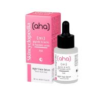Skincyclopedia AHA PHA - Siero esfoliante per il viso con 20% acido glicolico, lattico, mandorle e poliidrossiacidi, peeling chimico del viso, acido glicolico esfoliante, cura del viso, 30 ml