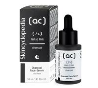 Skincyclopedia Siero al carbone attivo con AHA e PHA, esfoliante per il viso, Charcoal Liquid Face Exfoliant, migliora la pelle, Skincare, cura del viso altamente efficace, 30 ml
