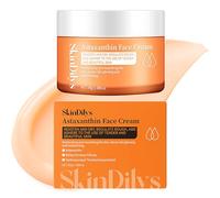SkinDilys Australia Astaxantina crema viso 30 g/nutre, ripara e tonifica la pelle con Pro-Xilane, profondamente idratata, illumina e riduce le linee sottili per una carnagione più liscia