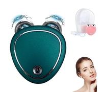 Skindion - Microcurrent Facial Device Roller,New Microcurrent Facial Device,5 Microcurrent Face Massager Roller,Face Massager Electric With 3 Gear,Lift The Face And Tighten The Skin (Green)