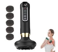Skinea Massaggiatore Anticellulite Professionale, 12 Livelli Di Aspirazione Regolabile Elettrico Anti Cellulite Massaggiatore per Corpo, Glutei, Braccia E Gamb (Nero)