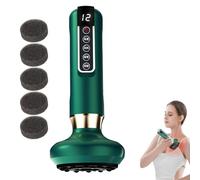 Skinea Massaggiatore Anticellulite Professionale, 12 Livelli Di Aspirazione Regolabile Elettrico Anti Cellulite Massaggiatore per Corpo, Glutei, Braccia E Gamb (Verde)