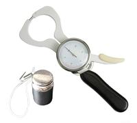 Skinfold Calibro per strumento di misurazione del grasso corporeo - Misuratore manuale di precisione dello spessore del grasso con intervallo di 0-60 mm, tester portatile per la valutazione del