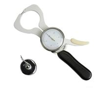 Skinfold Strumento di misurazione del grasso corporeo con design a pressione costante, misuratore di spessore accurato da 0 a 60 mm per BMI e monitoraggio della salute, tester portatile in metallo e