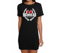 Skinhead Moonstomp Union Jack Stivali Foglia Logo Donna Abito