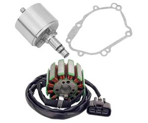 SKINII Statore Magnete Bobina Statore Volano Rotore Magnete Statore Guarnizione per YZFR1 R1 2004-2008 per FZ8 FZ8N FZ8S 2011-2013 Cablaggio Bobina
